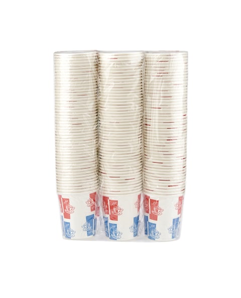 Hotpack Paper Cup 6oz Pack of 3, 150 Pieces