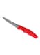 Royalford 3-Piece Steak Knife Set And Teeth Blade Red 13Cm