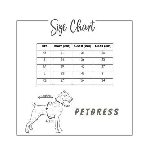 Hong Pet Chest Strap Cotton Coat - Blue L