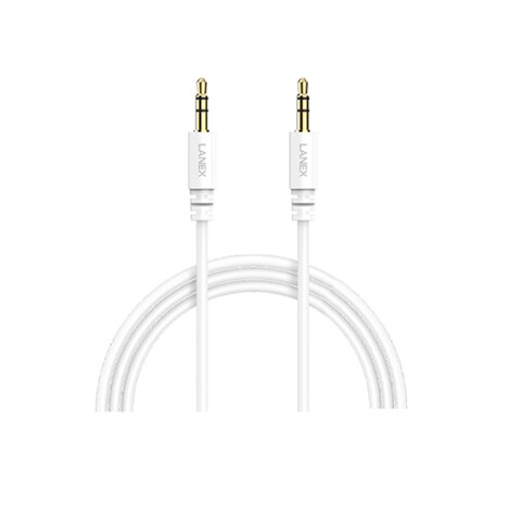Lanex Audio Cable - 3.5mm - White - LDS-A03
