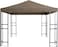 Yulan Modern Outdoor Gazebo With Canopy Weather Resistant Roof &amp; Steel Frame For Parties, Bbqs, &amp; Shade 3X3 497
