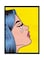 Spoil Your Wall Pop Art Poster With Frame Yellow/Blue/Pink 40x55cm