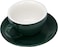 Coffee Cup With Saucer matt green 200ml