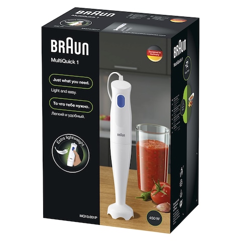 Braun MultiQuick 1 Hand Blender MQ10.001P White 450W