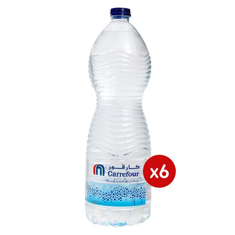 Carrefour Natural Water - 2 Liter - 6 Pieces