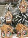 Wooden Christmas Ornaments with Lights - Festive Indoor Holiday Decorations (Santa Claus 2)