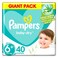 Pampers Aloe Vera Taped Diapers, Size 6+, 14+kg, Giant Pack, 40 Diapers&nbsp;