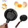 Assorted Shapes Non-Stick Mini Fry Pan Black 12cm