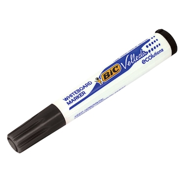 BIC Velleda 1701 ECOlutions Whiteboard Pens Medium Bullet Tip - Black, Pack of 1