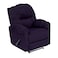In House Velvet Classic Recliner Chair - Dark Purple - NZ100
