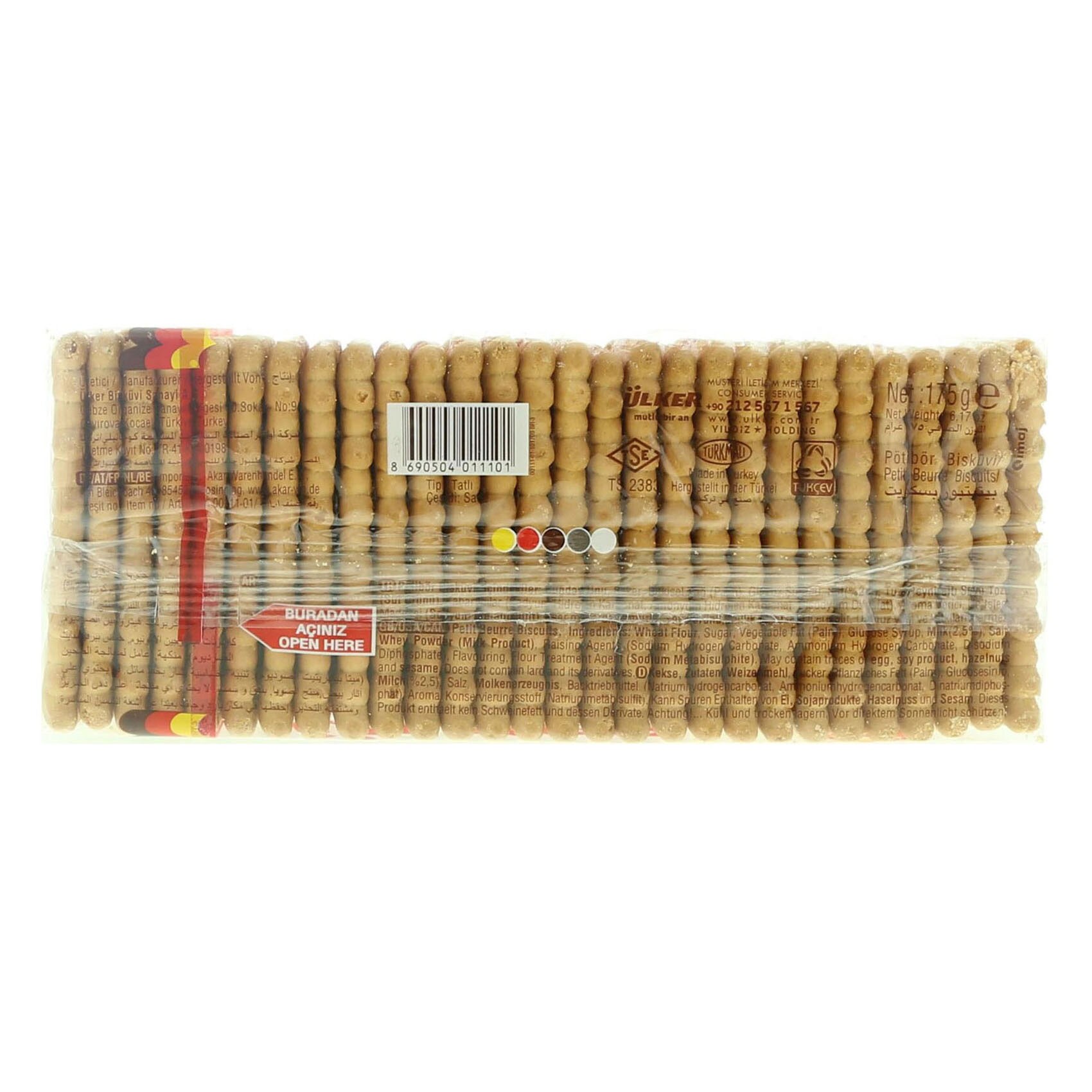 Ulker Fresh Milk Biscuits 175 Gram product thumbnail 2