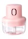 Wtrtr - Wireless Electric Mini Food Chopper And Processor Pink 20cm