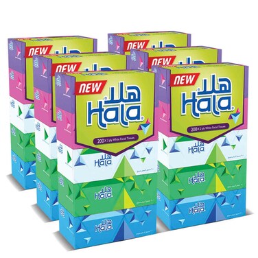 Buy Hala Facial Tissue 130 sheets Online | Carrefour UAE