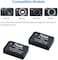 DMK Power 4PCS LP-E12 Battery 1050mAh Compatible with Canon EOS M/100D/EOSM/EOS100D Etc Cameras