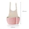 Generic-Kitchen Sink Faucet Hanging Bag Wheat Fiber Double-deck Drain Basket Storage Rack Supplies Tools of Kitchen