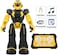 Remote Control Robot for Kids Intelligent Programmable Robot with Infrared Controller Toys,Dancing,Singing, LED Eyes,Gesture Sensing Robot Kit for Childrens Entertainment (Black/Yellow)