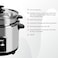Nobel Rice Cooker, Stainless Steel, 2.8 Litres, NRC280S, Tempered Glass Lid