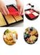 Generic 4-Cavity Waffles Cake Baking Mould Red 285 X 185Millimeter
