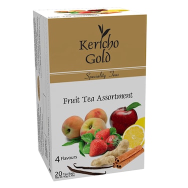 Kericho Gold Fruit Assortment Tea Bags 2g x Pack of 20
