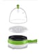 Generic Electric Egg Boiler With Frying Pan Abc137 Green/White