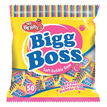 Mr. Berry&#39;s Big Boss Fruit Soft Bubble Gum 20 Pieces
