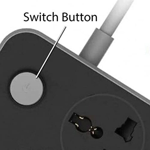 The Mohrim 6 USB Port 3.4A Max 2500W 10A 2M Extension 3 Power Socket