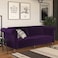 In House Serena 2 In 1 Sofabed Velvet Upholstered - Dark Purple