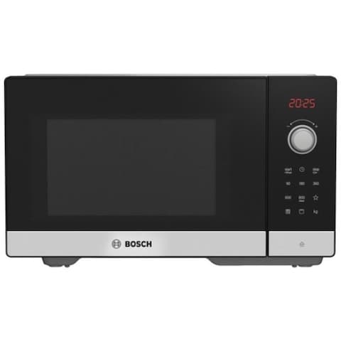 Bosch Series 2, Freestanding Microwave, FEL053MS1M 49 X 29 Cm, Stainless Steel, 1 Year Warranty