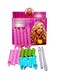 Generic Magic Leverag Curlers Hair Rollers Pink/Green/Blue