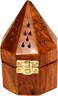 Wooden Incence-Bakhoor Burner Hexa Round-Pyramid shape Bakhoor