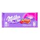 Milka Raspberry Creme Milk Chocolate Bar 100g