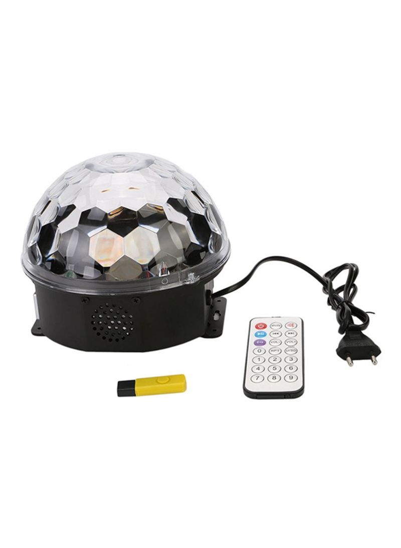 LED Round Crystal Magic Ball Light Multicolour 20watts