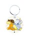 Digimon Anime Wooden Keychain