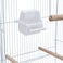Egardenkart&reg; Roof Top Large Bird cage with Rolling Stand for Cockatiel Sun Conure Parakeet (White)
