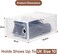 24 Pack Plastic Stackable Shoe Box Foldable Display Box Container(white)