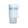 Porodo Portable Juicer, Electric Usb Rechargeable Juice Maker, Blender Mixer, Blended Freshness On The God, Highly Resistant Borosilicate Glass, 50W High-Powered Motor With 350Ml/12 Oz - White