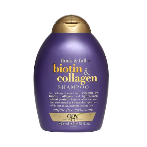 Buy OGX Biotin & Collagen Shampoo 385ml Online | Carrefour Qatar