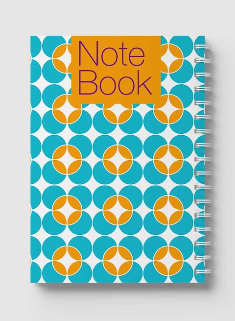 Lowha Spiral Notebook With 60 Sheets And Hard Paper Covers With Seamless Design, For Jotting Notes And Reminders, For Work, University, School