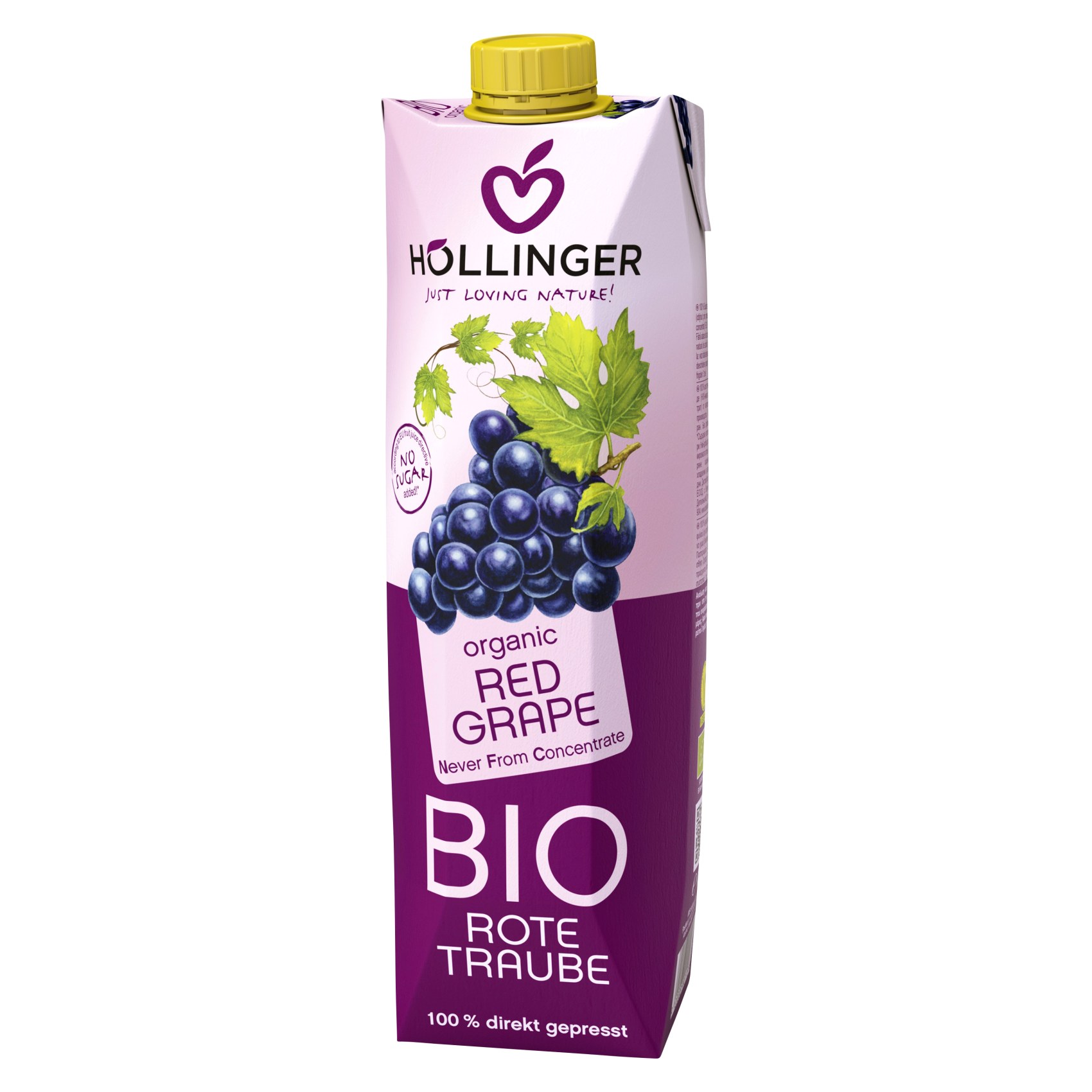 Hollinger Organic Red Grape Juice 1L