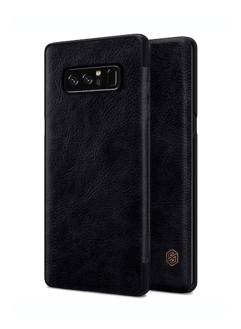 Nillkin Qin Series Leather Flip Cover For Samsung Galaxy Note8 Black