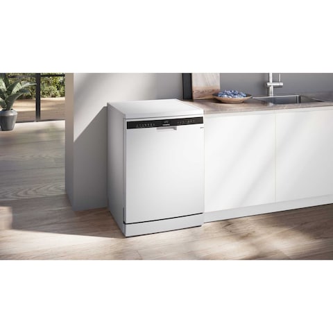 Siemens iQ300 Free-standing Dishwasher SN23HW65MM White 60cm