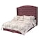 In House Maldives Velvet Bed Frame - Queen - 200x140 cm - Dark Pink