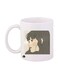 Girl Printed Mug White/Beige/Grey Standard Size