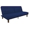 In House Maria 2 In 1 Sofabed Velvet Upholstered - Dark Blue