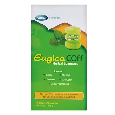 MEGA EUGICA HERBAL LOZENGES 8&#39;S