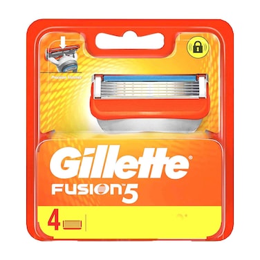 Gilette Fusion Razor Blades - 4 Blades