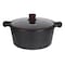 Royalford Die-Cast Cookware Set With Durable Granite Coating, Rf10336, 10 Pcs Cookware, Tempered Glass Lid, Heavy-Duty Bakelite Handles, Compatible With Multiple Hob