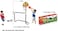 ULTIMAX Football Basketball Toy Set Basketball Hoop and Football 2-in-1 Basketball Stand Soccer Set Sports Game Toy Outdoor Indoor Port Activities Gift Toys for Kids