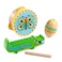 Djeco Animambo - Tambourine, Maracas, Guiro Set