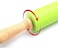 Generic Silicone Non-Stick Rolling Pin Wooden Handle Flour Dough Pastry Roller Baking Tools